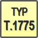 Piktogram - Typ: T.1775